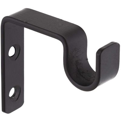 Imagen 2 del producto Set De Soportes Para Barra De Cortina 16 Mm 2 Unidades Negro