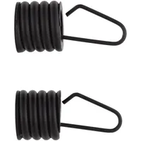 Set De Terminales Para Barra De Cortina 16 Mm 2 Unidades Negro