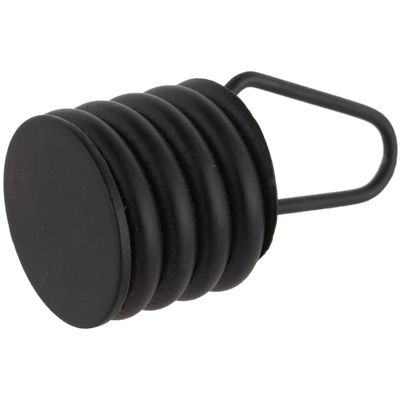 Imagen 2 del producto Set De Terminales Para Barra De Cortina 16 Mm 2 Unidades Negro