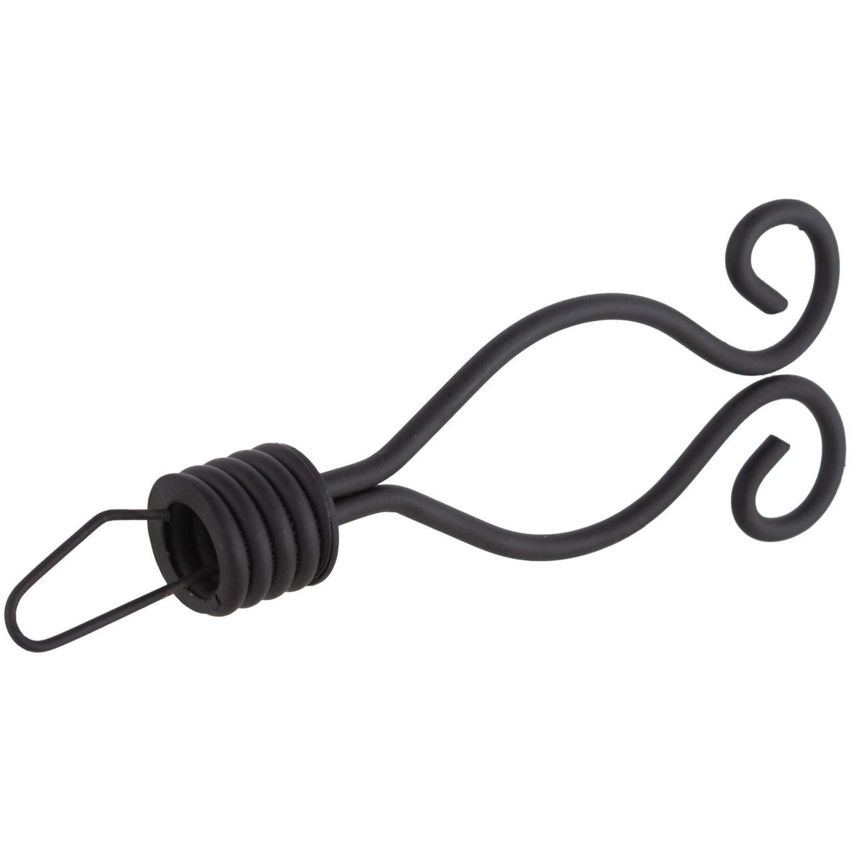 FERRATO - Set de terminales para barra de cortina 16 mm 2 unidades negro