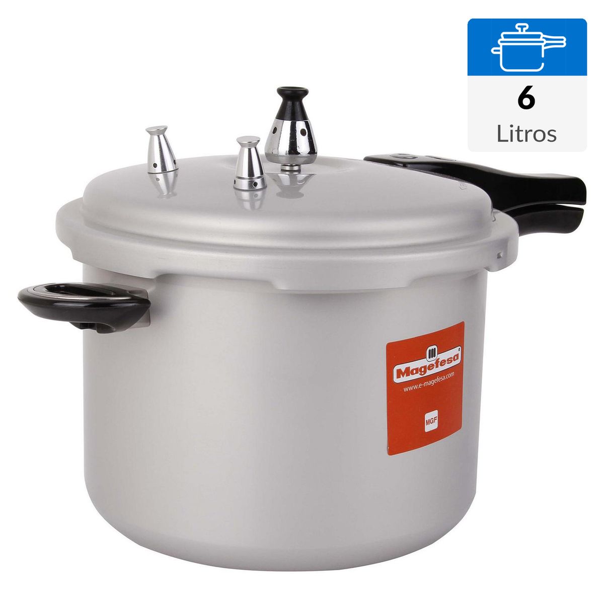 MAGEFESA - Olla a presión 5 Litros Aluminio VITAL EXPRESS6