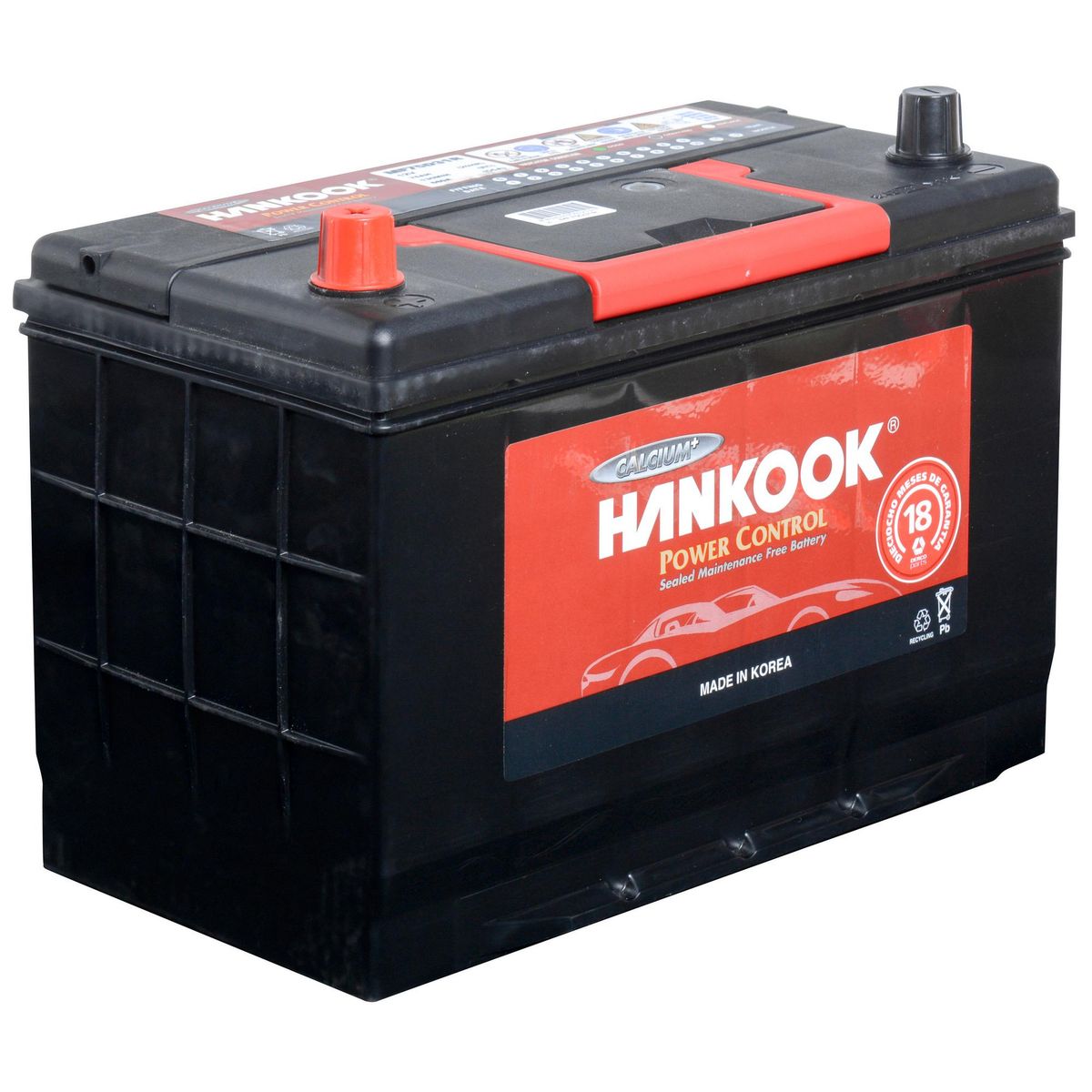 HANKOOK - Batería de Auto 75 Ah Positivo Izquierdo 660 CCA