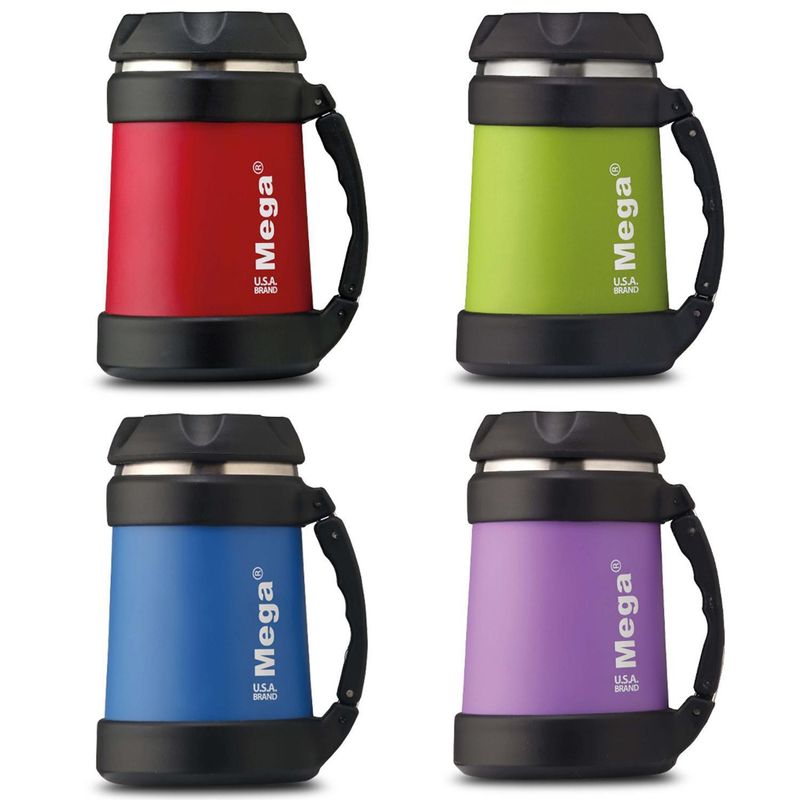 MEGA - Termo para Agua 500 ml Acero Inoxidable Colores variados