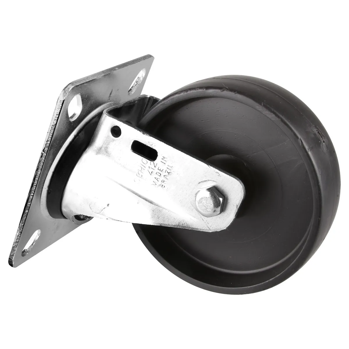 GEVEMAC - Rueda con placa giratoria para mueble 4"