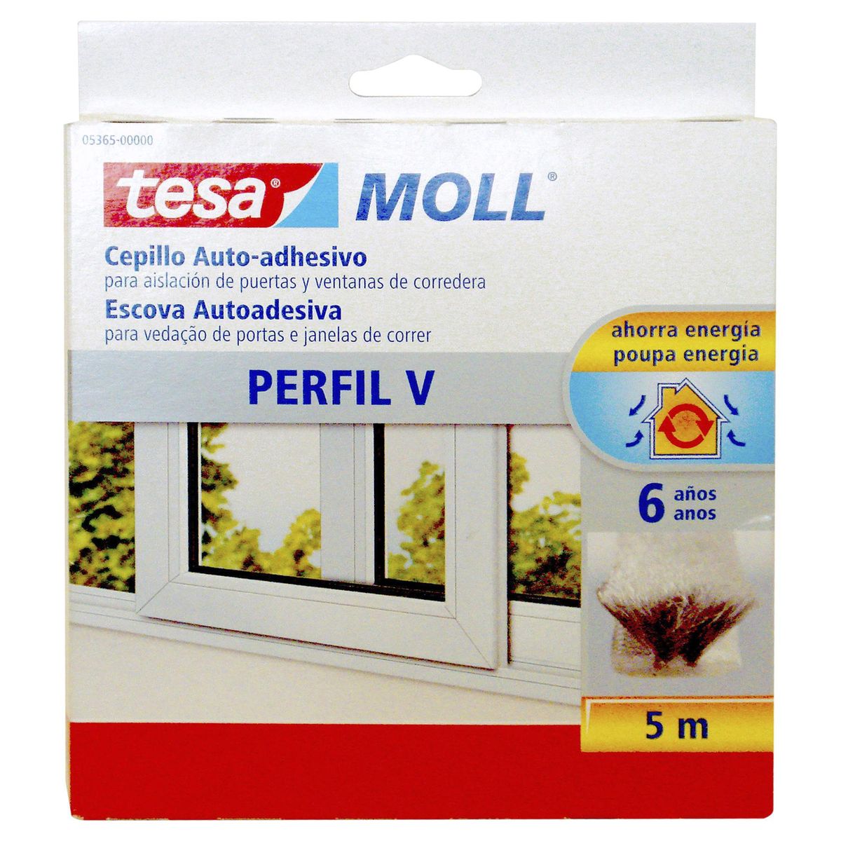 TESA - Tesamoll Perfil V aislante ventanas correderas