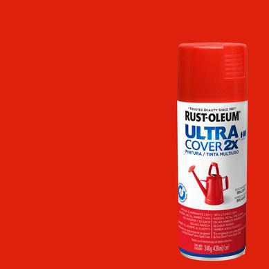 Pintura en spray brillante 340 gr rojo manzana