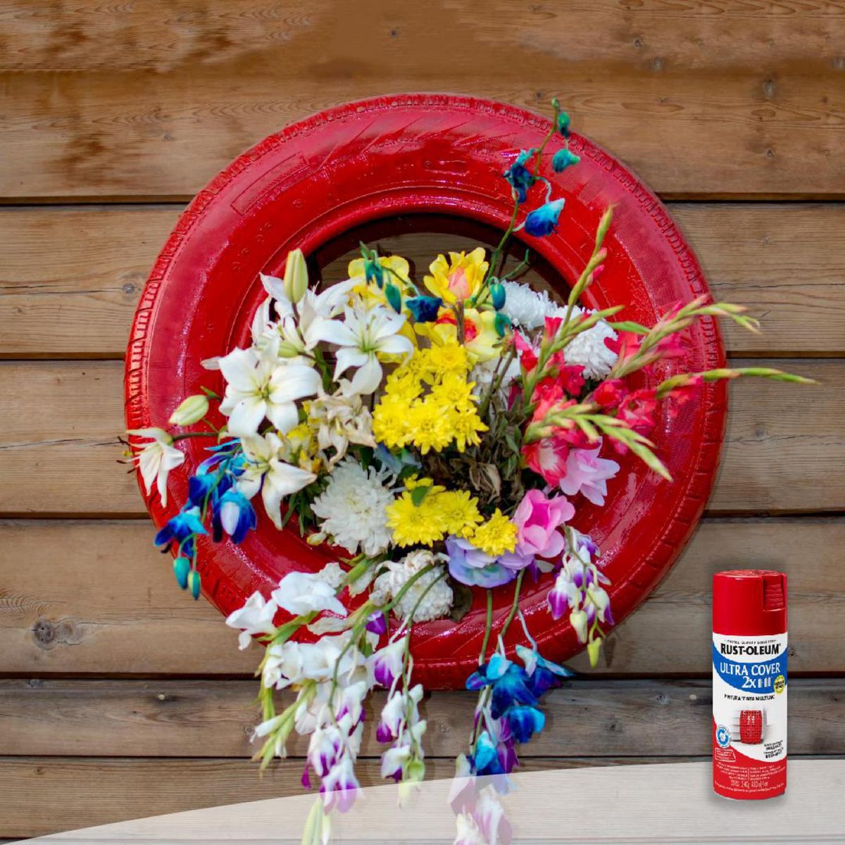 RUST OLEUM - Pintura Spray 0.43 l Brillante Rojo