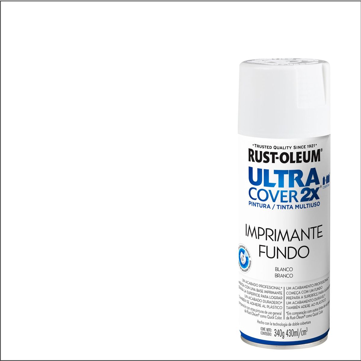RUST OLEUM - Pintura Imprimante En Spray Blanco Mate Rust-oleum 340 Gr Ultra Cover
