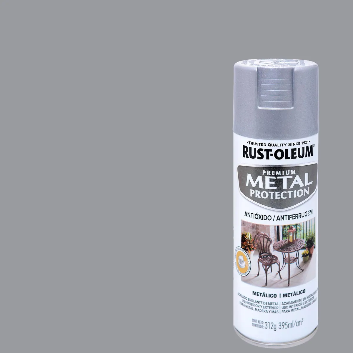 RUST OLEUM - Pintura Anticorrosiva Spray 0.43 l Brillante Cromo