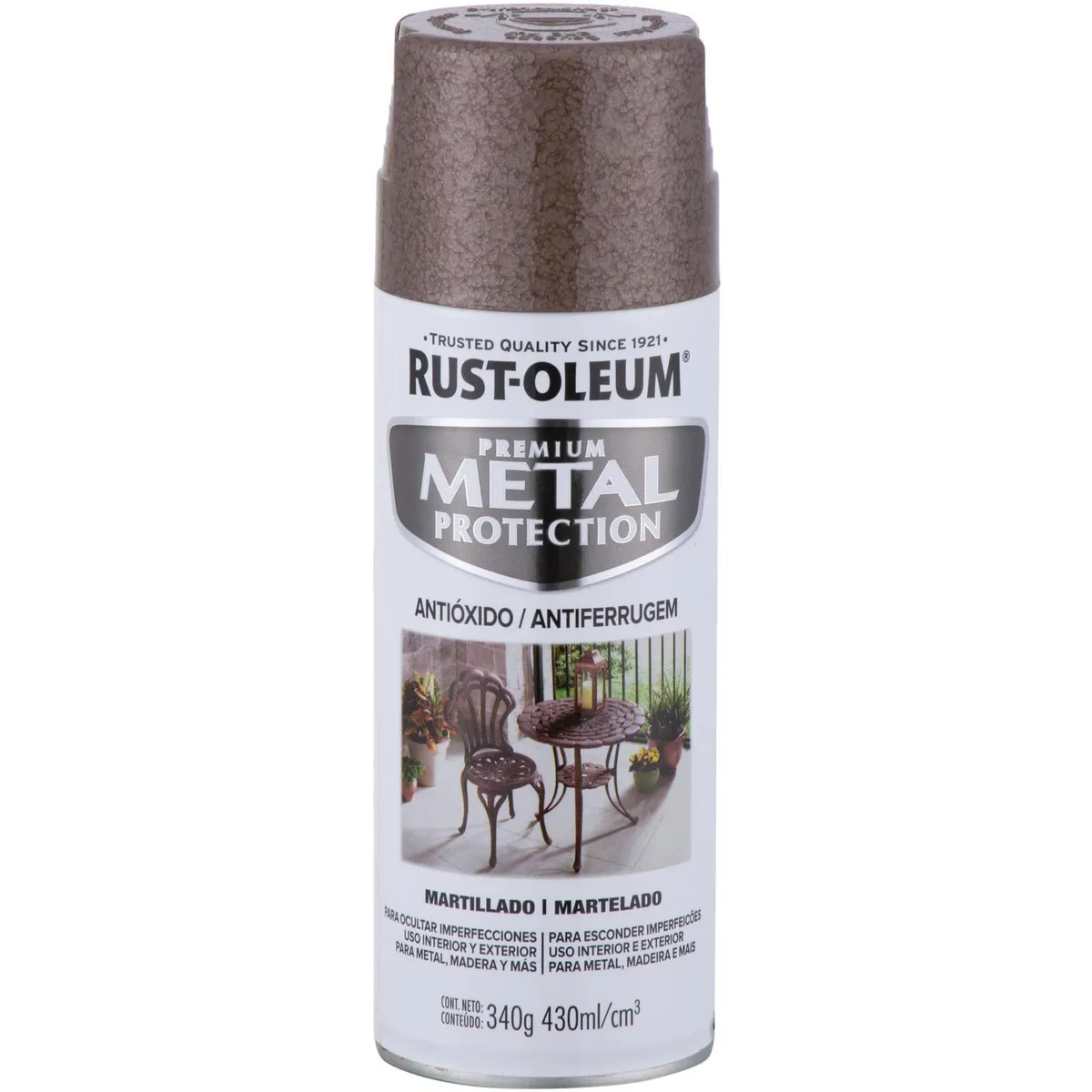 RUST OLEUM - Pintura Anticorrosiva Spray 0.43 l Mate Café