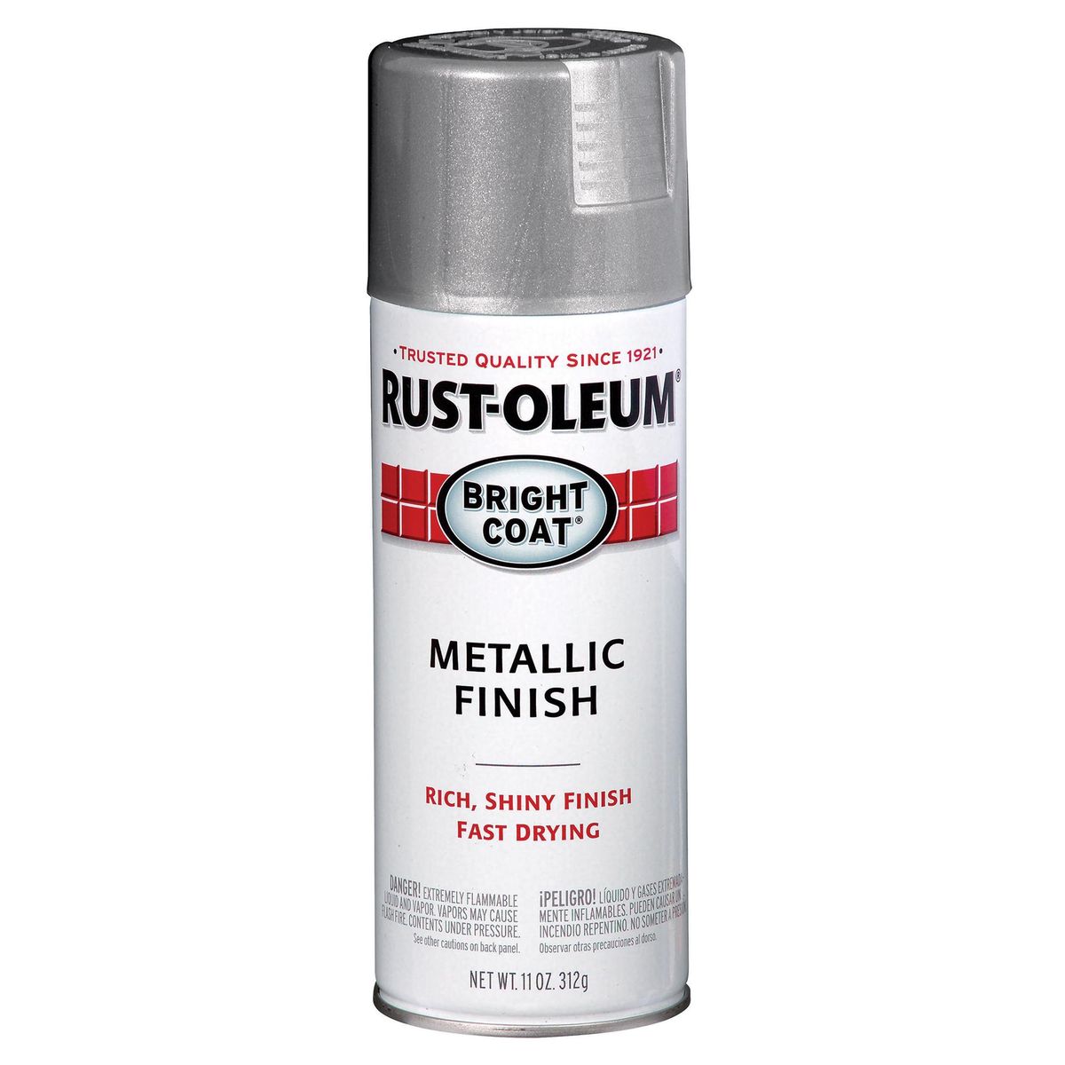 RUST OLEUM - Pintura Anticorrosiva Spray 0.43 l Brillante Gris Humo