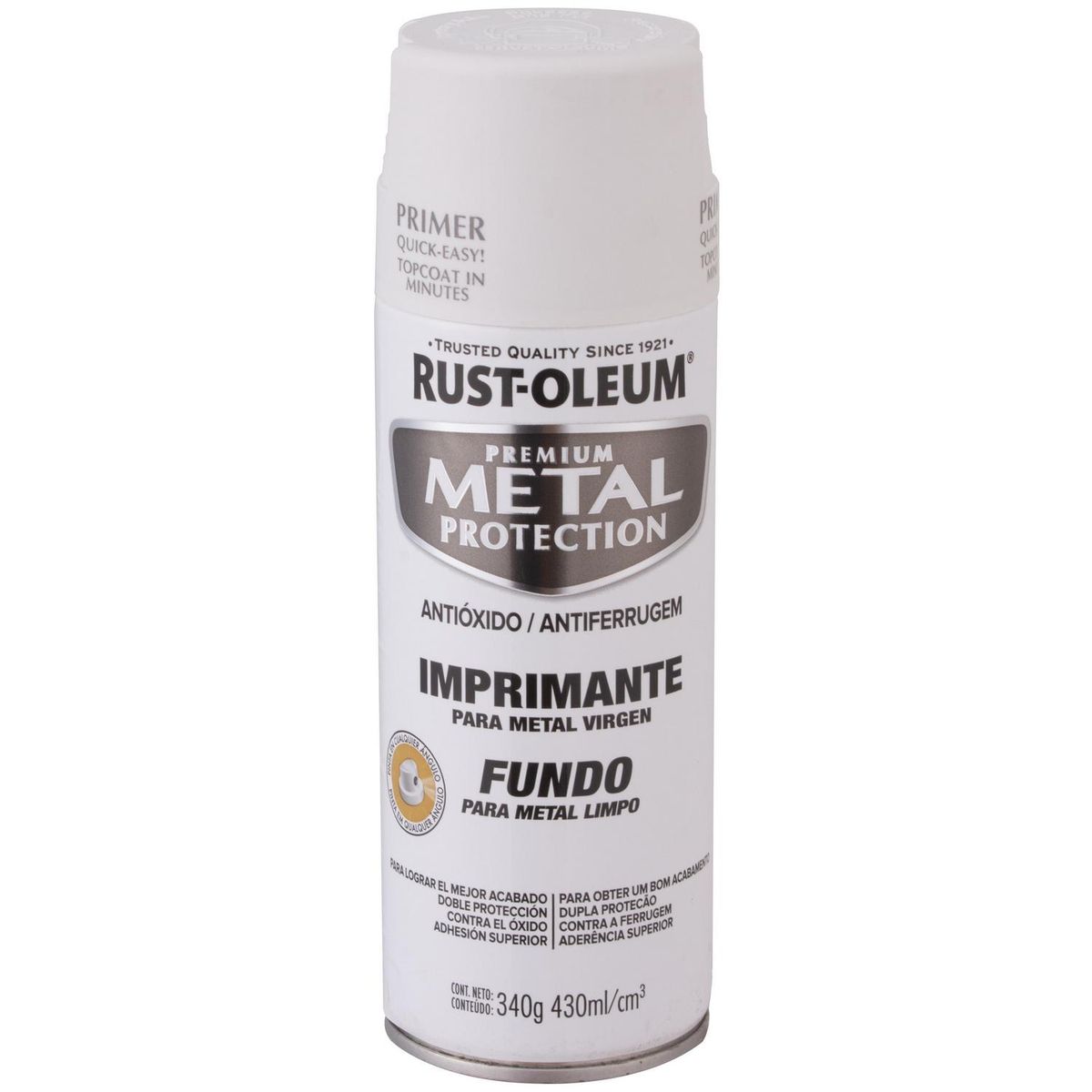RUST OLEUM - Anticorrosivo Stops_Rust Imprimante Spray 0.43 l Mate Blanco