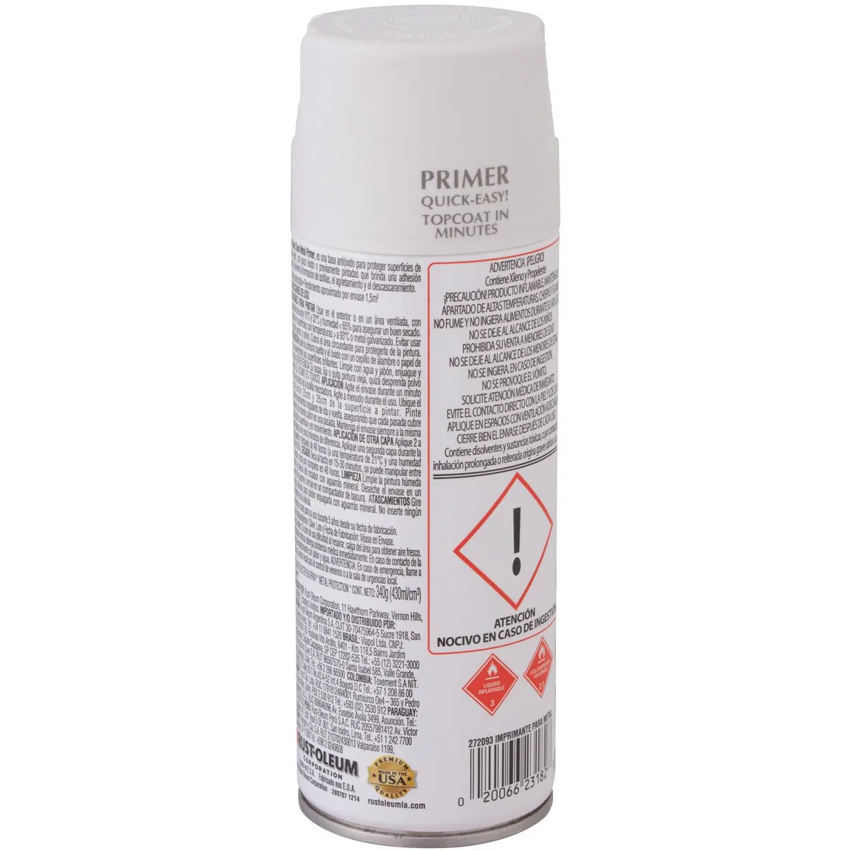 RUST OLEUM - Anticorrosivo Stops_Rust Imprimante Spray 0.43 l Mate Blanco
