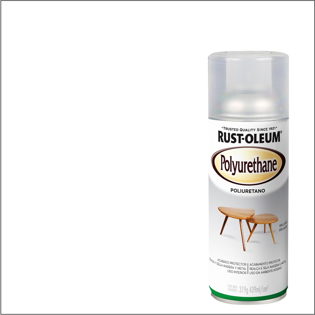RUST OLEUM - Laca de Poliuretano Spray 0.439 l Brillante Transparente