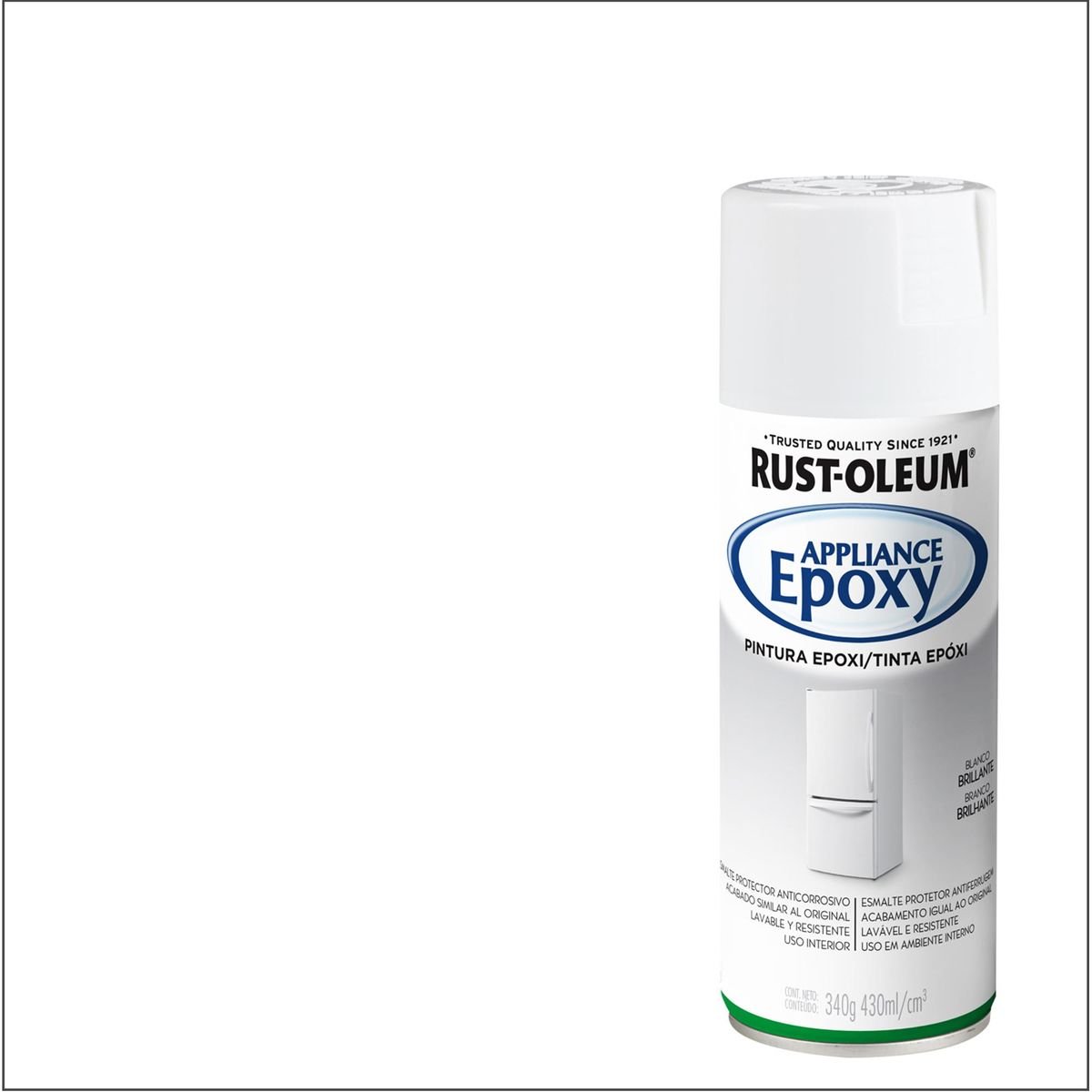 RUST OLEUM - Pintura para Electrodomésticos Spray 0.43 l Mate Blanco