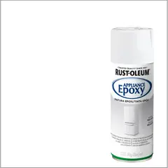 RUST OLEUM - Pintura en spray para electrodomésticos brillante 340 gr blanco