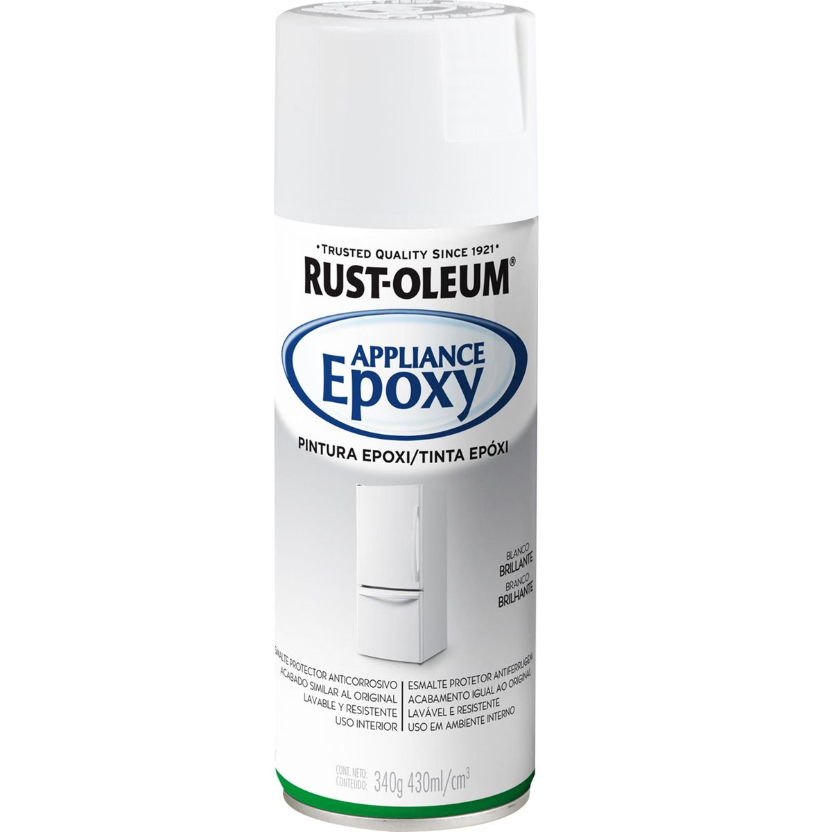 RUST OLEUM - Pintura para Electrodomésticos Spray 0.43 l Mate Blanco