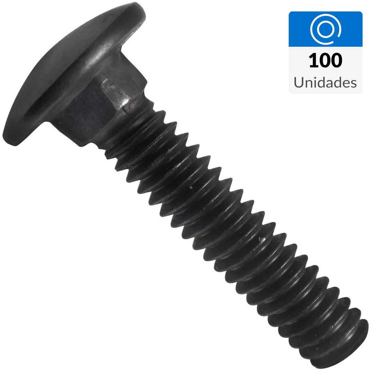 MAMUT - Perno coche 1/4" x 1" 100 unidades