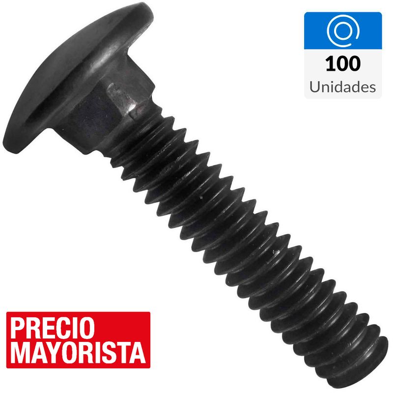 MAMUT - Perno coche 1/4" x 1" 100 unidades