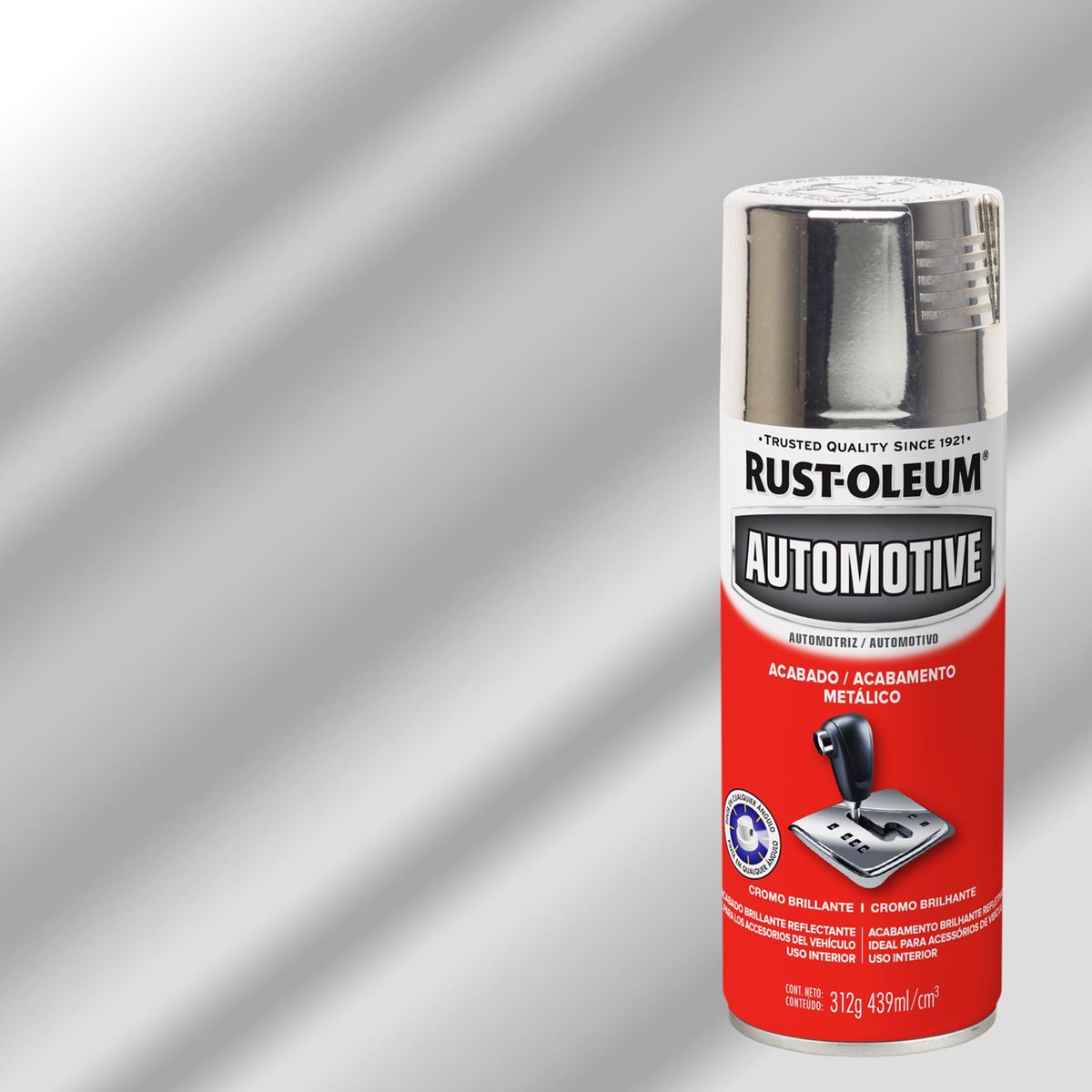 RUST OLEUM - Pintura Spray Spray 0.439 l Mate Cromo