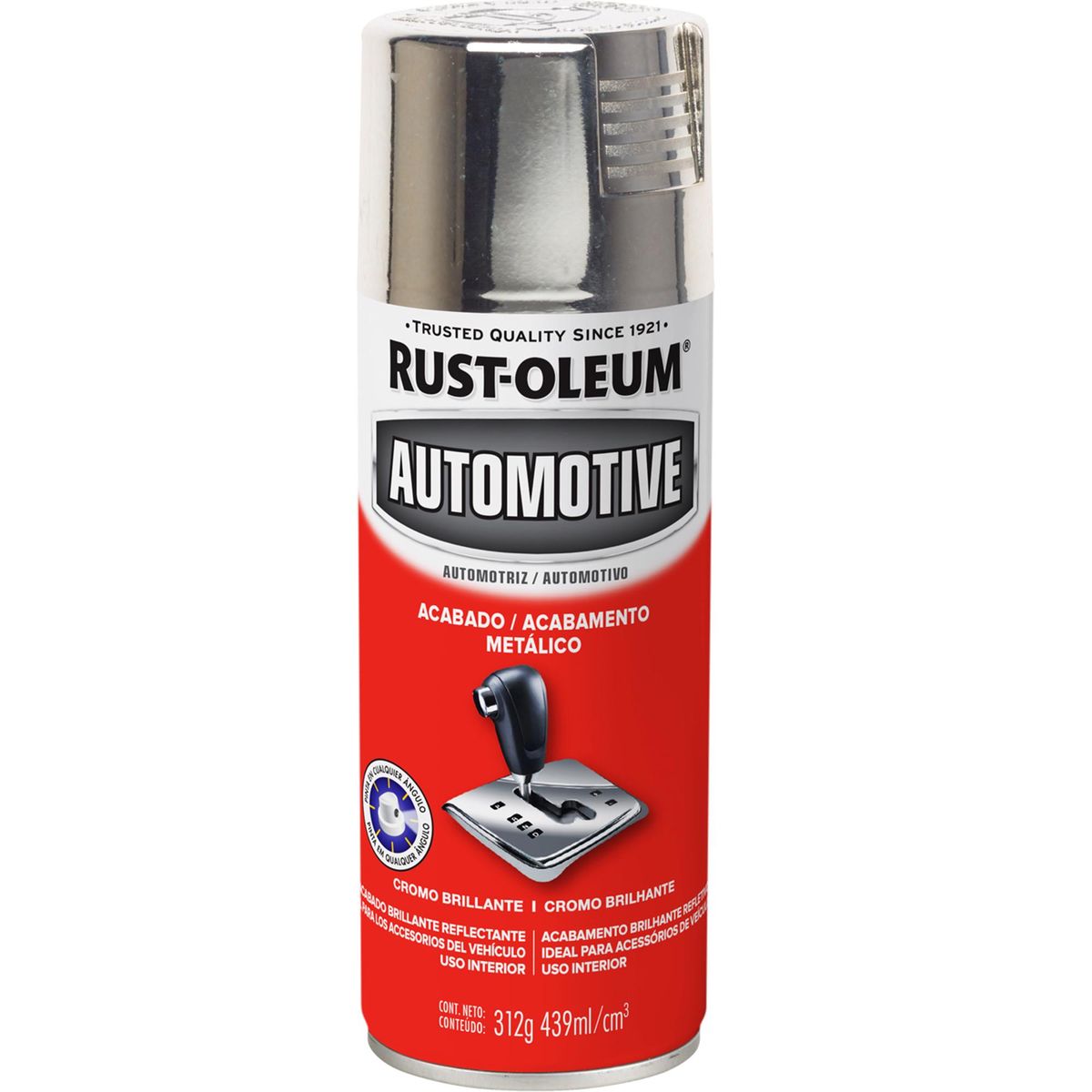 RUST OLEUM - Pintura Spray Spray 0.439 l Mate Cromo