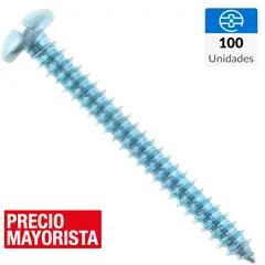 MAMUT - Tornillo Roscalata Cabeza Phillips Metal 2 " 12 mm 100 Unidades