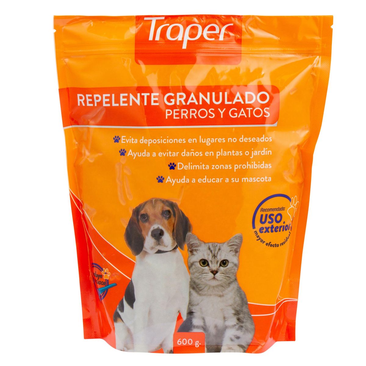 TRAPER - Repelente Granulado Exterior para Mascotas Anasac 600 gr