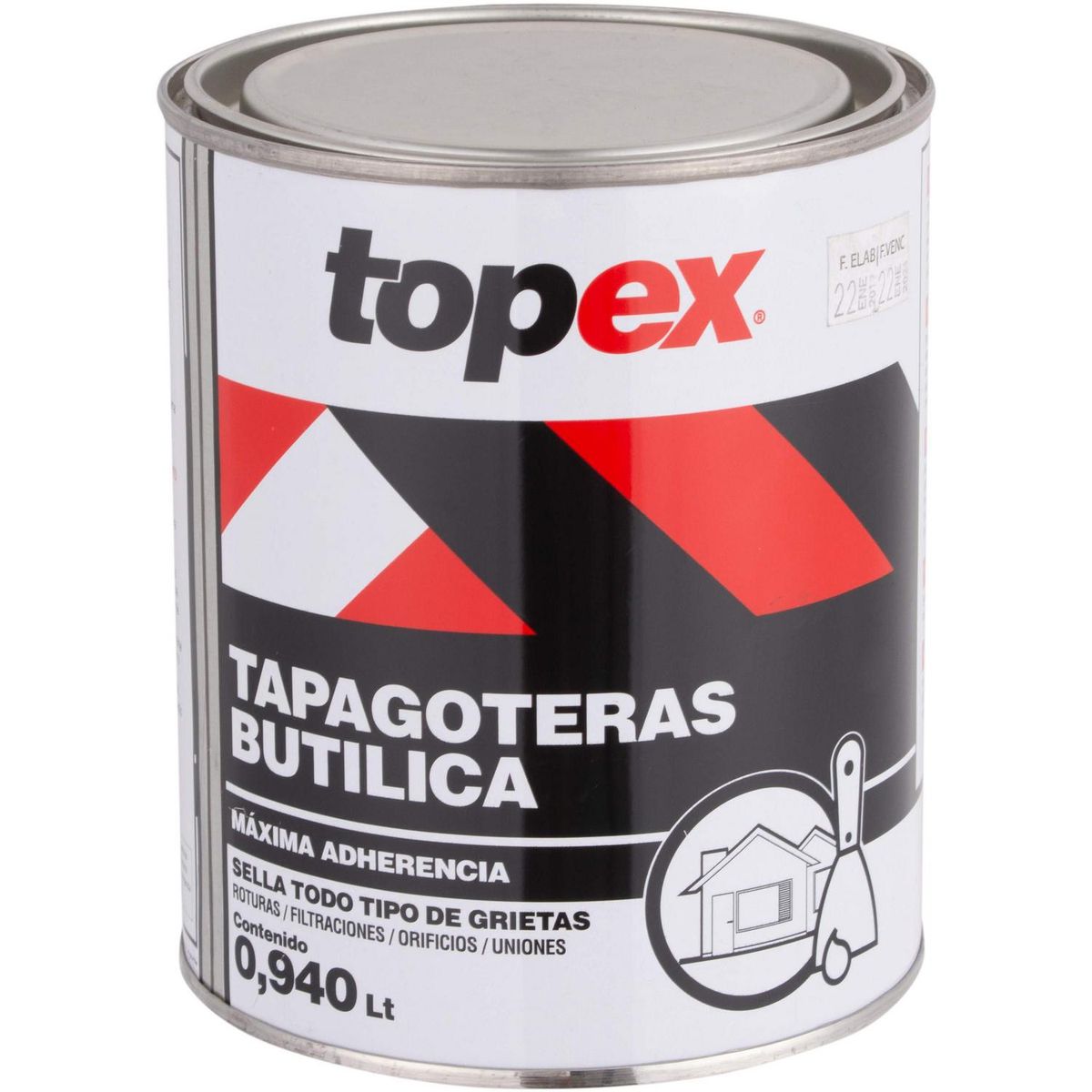 TOPEX - Sellante butílica tapagoteras 1/4 gl