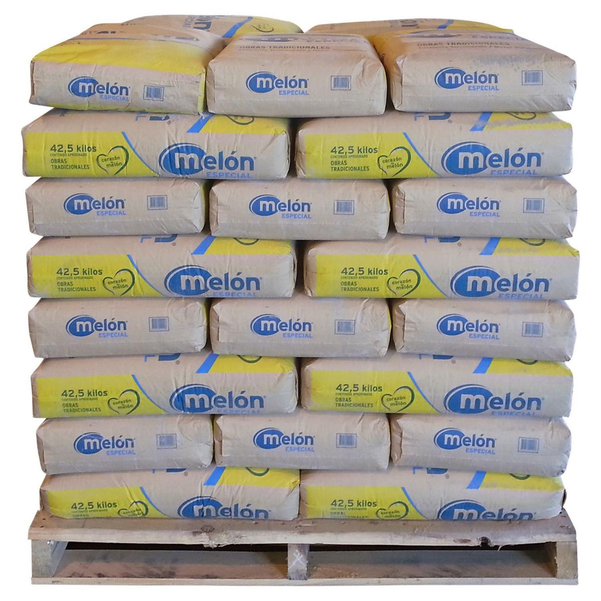 MELON - Pallet 80 sacos de cemento, Melón