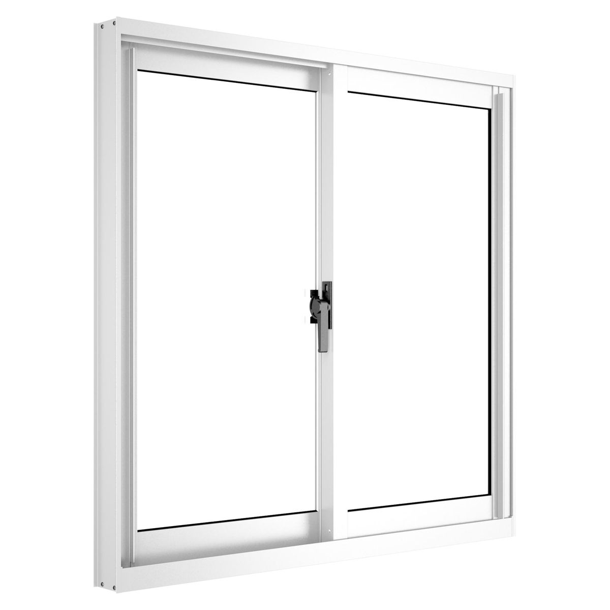 WINTEC - Ventana aluminio 60x60 cm monolítico mate corredera
