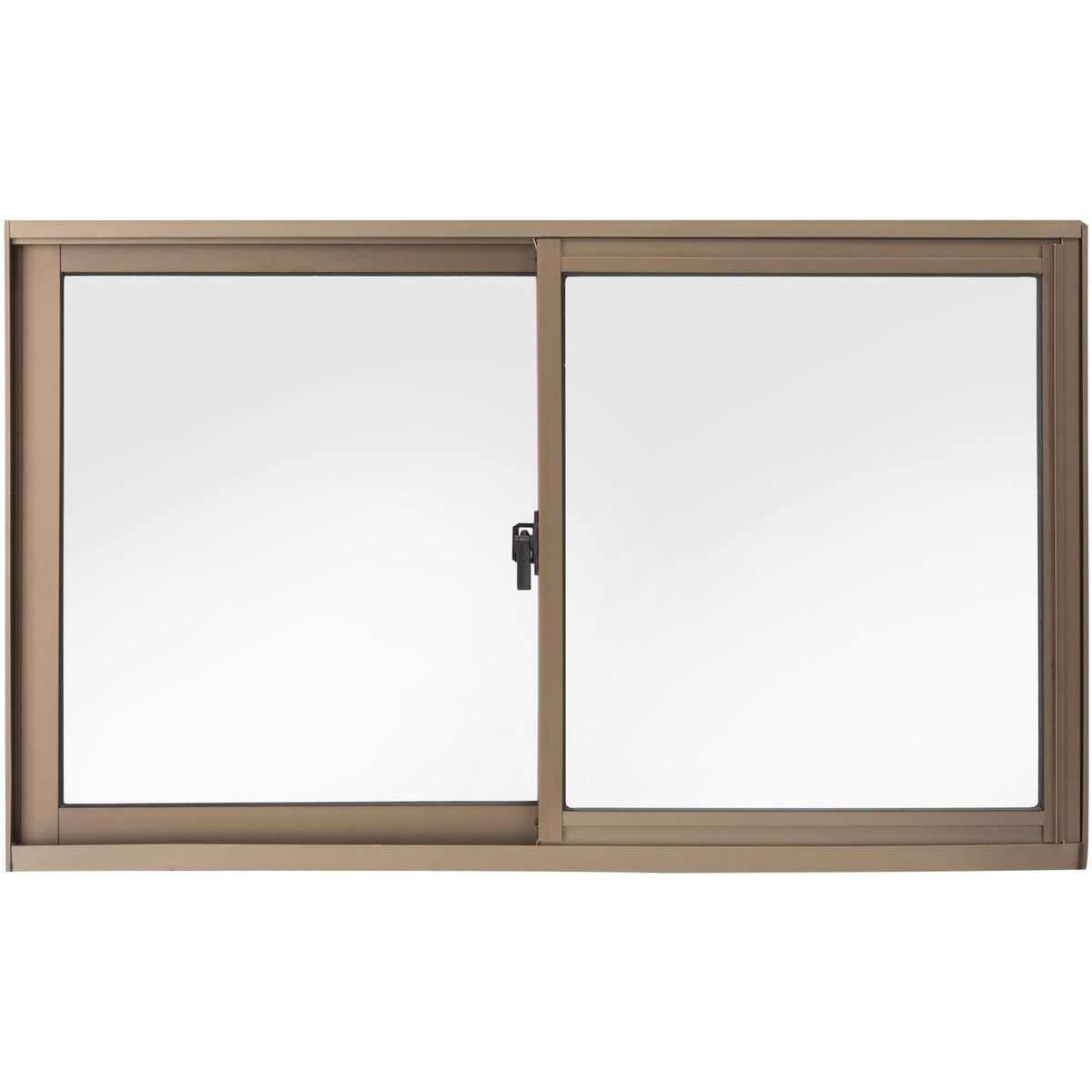 WINTEC - Ventana aluminio 100x60 cm monolítico titanio corredera