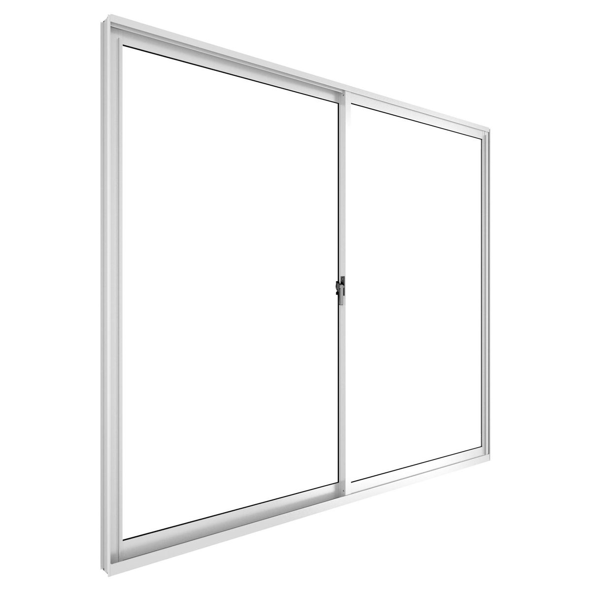 WINTEC - Ventana termopanel aluminio 140x120 cm mate corredera