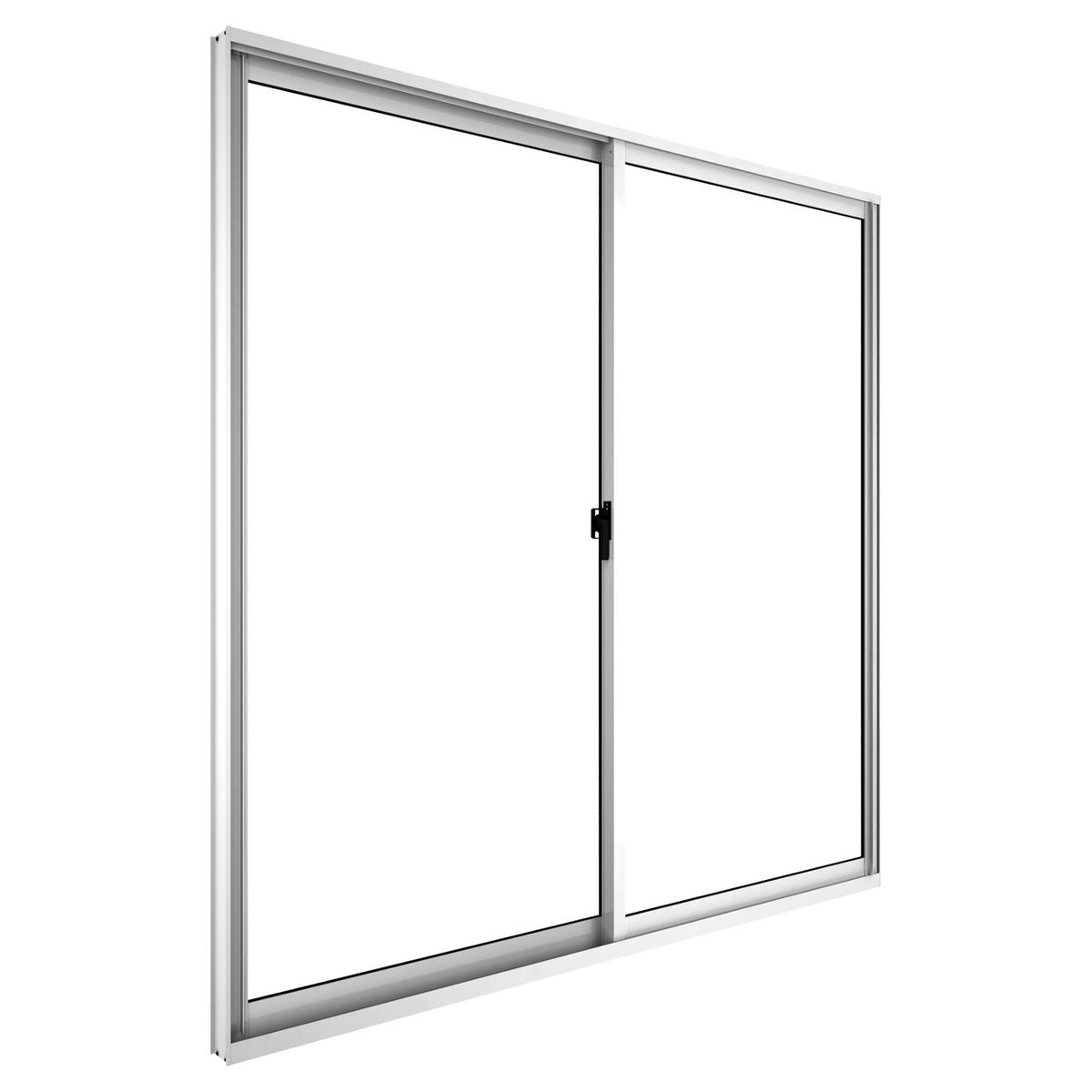 WINTEC - Ventana termopanel aluminio 120x120 cm blanco corredera