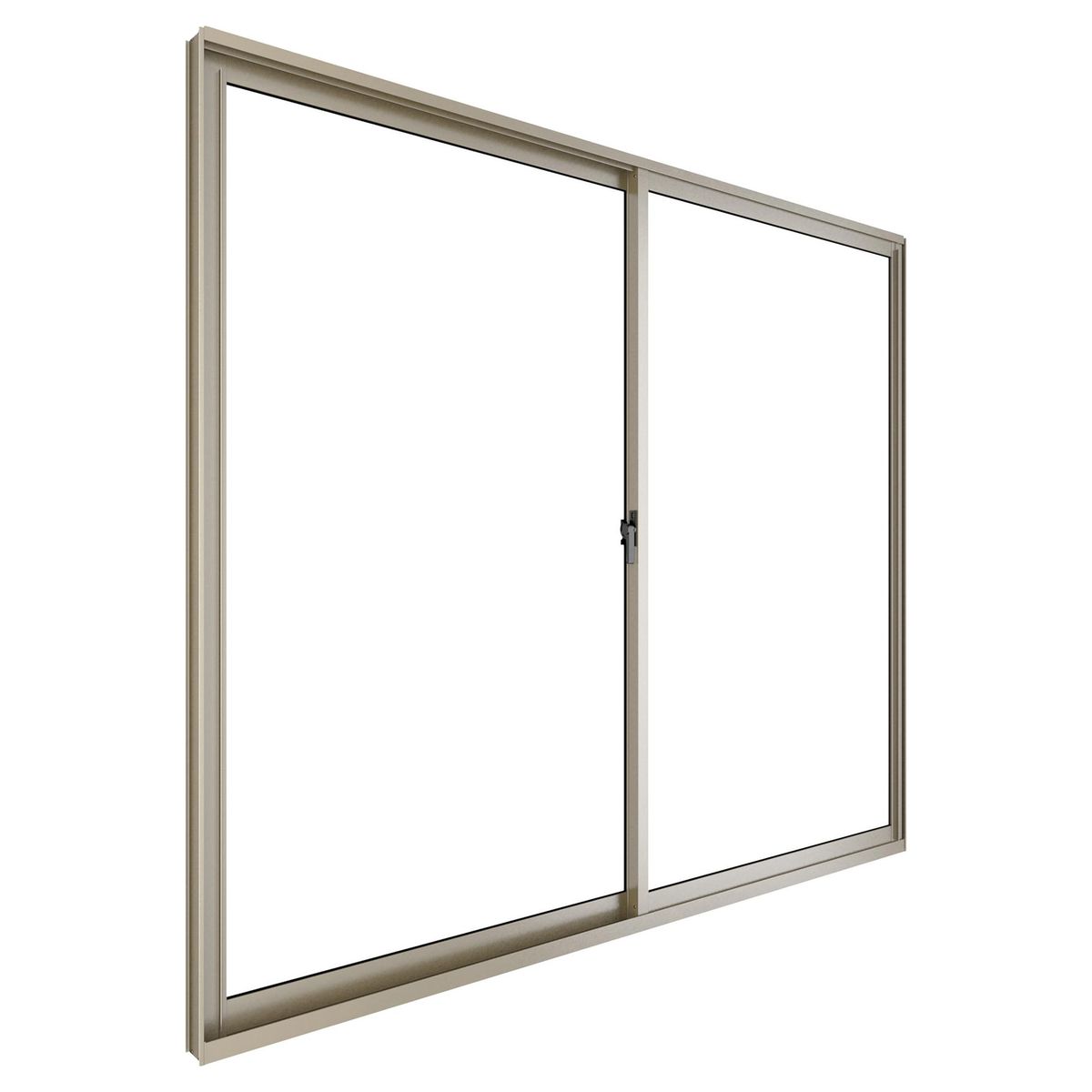 WINTEC - Ventana termopanel aluminio 140x120 cm titanio corredera
