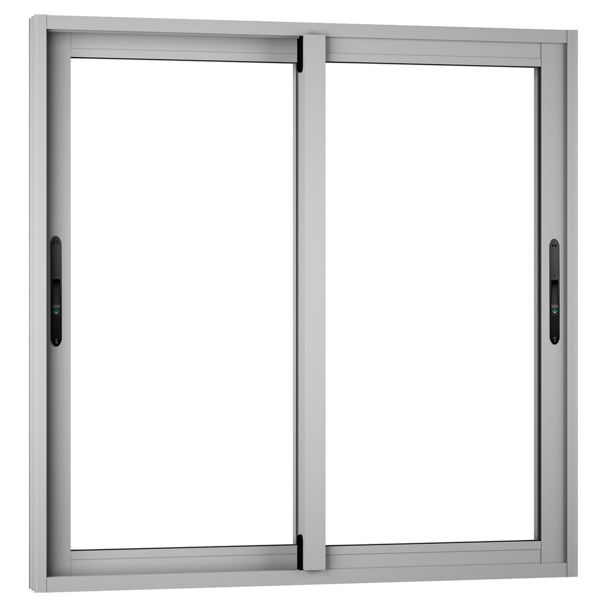 WINTEC - Ventana aluminio 100x100 cm monolítico mate corredera