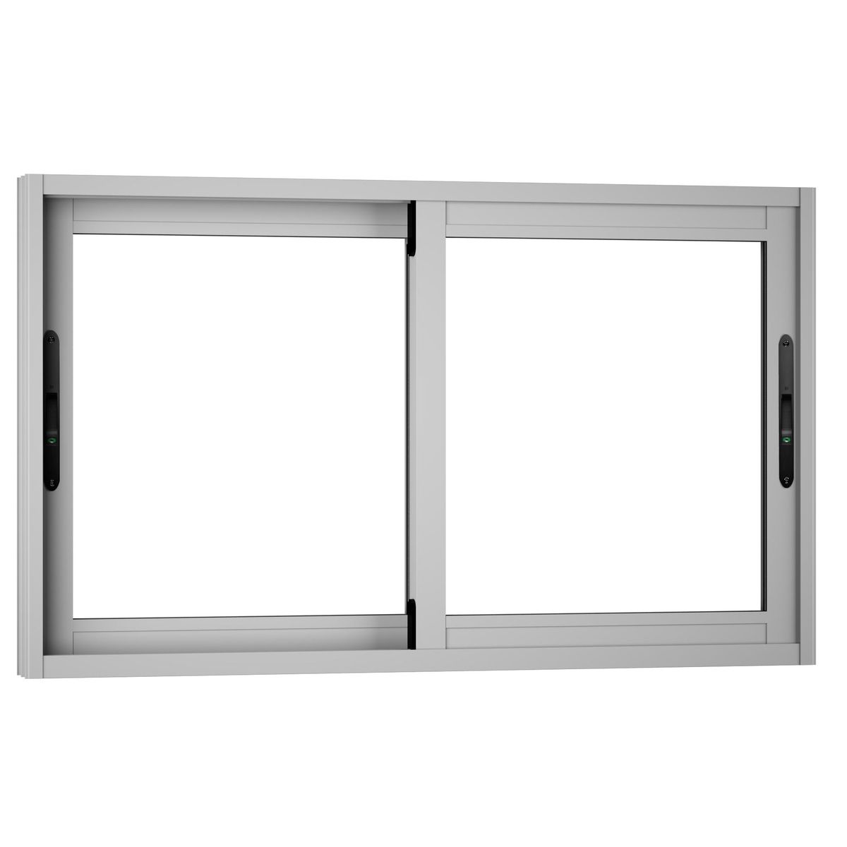 WINTEC - Ventana aluminio 100x60 cm monolítico mate corredera