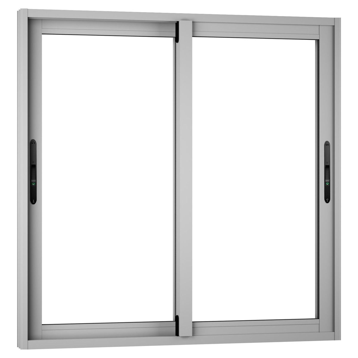 WINTEC - Ventana aluminio 120x120 cm monolítico mate corredera
