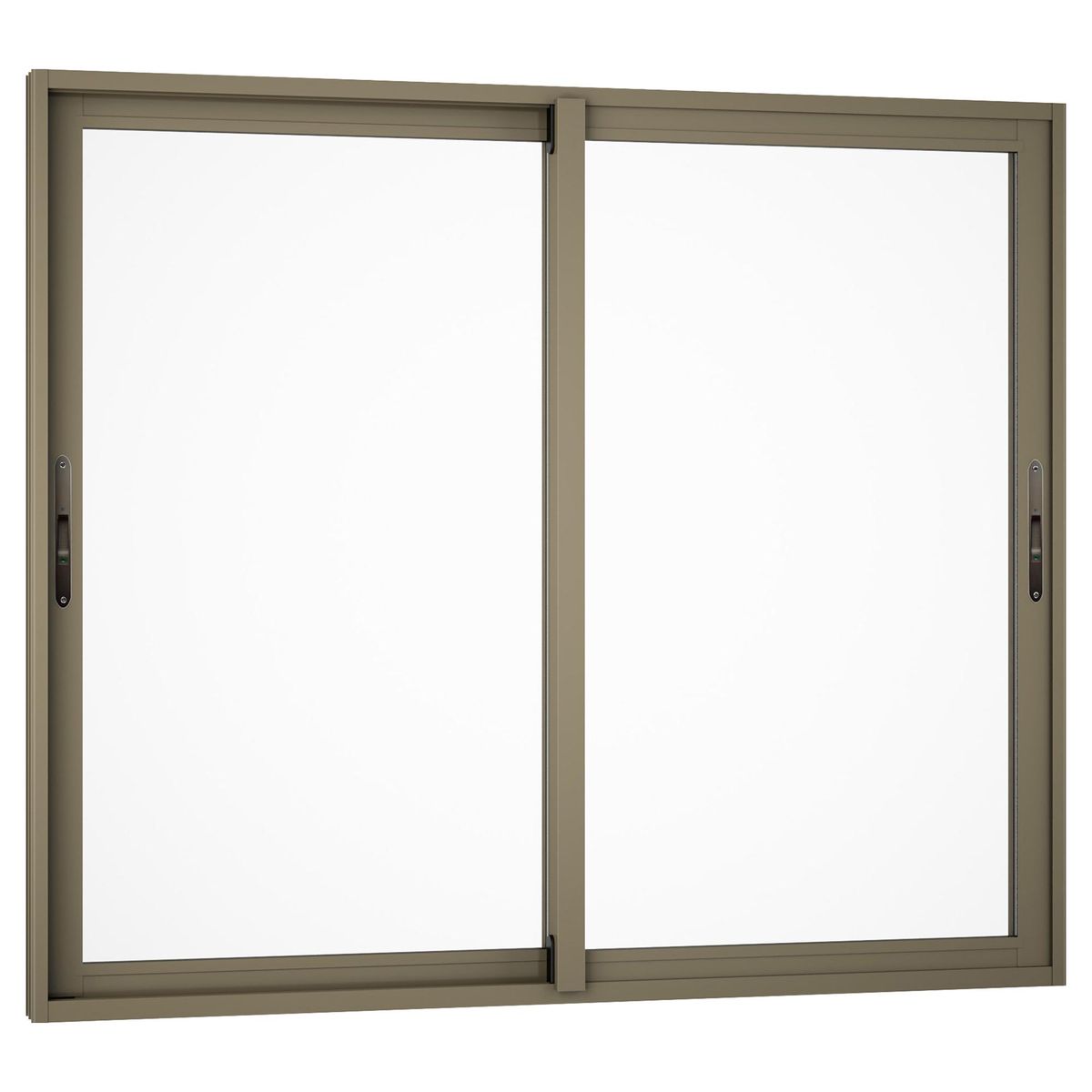 WINTEC - Ventana aluminio 121x100 cm monolítico titanio corredera