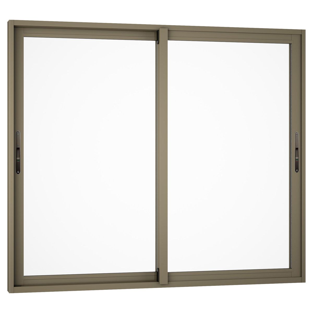 WINTEC - Ventana aluminio 140x120 cm monolítico titanio corredera