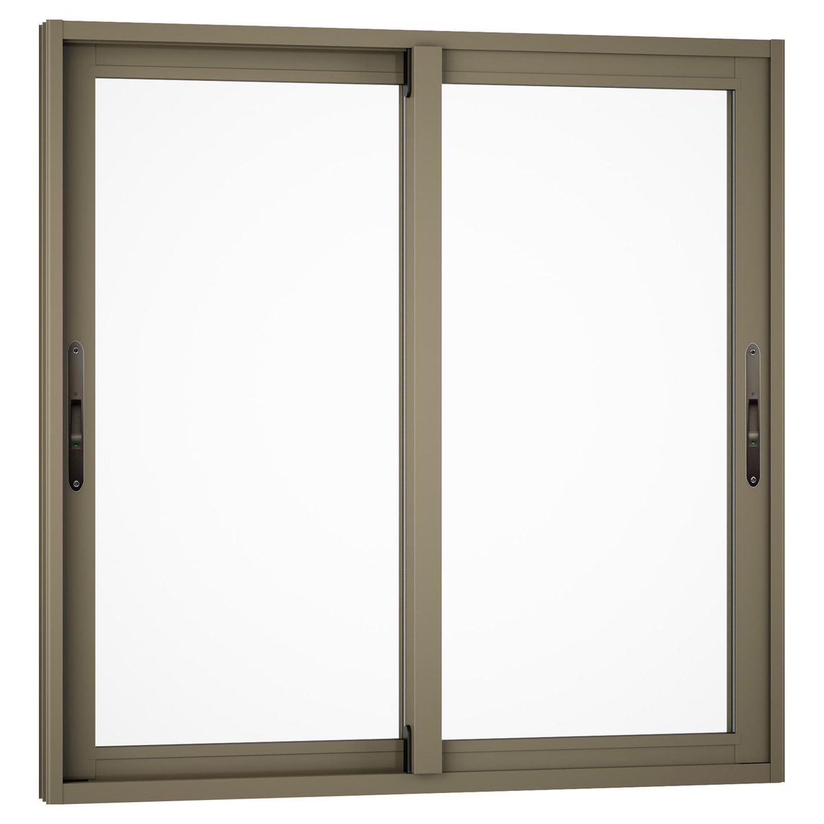 WINTEC - Ventana aluminio 60x60 cm monolítico titanio corredera