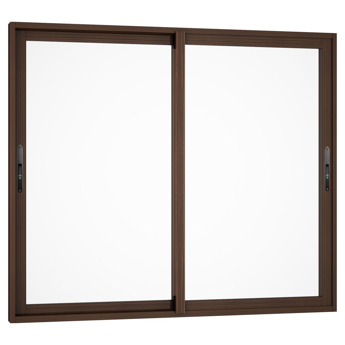 WINTEC - Ventana aluminio 121x100 cm monolítico madera corredera