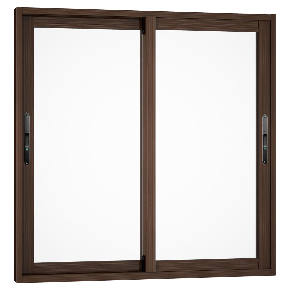 WINTEC - Ventana aluminio 120x120 cm monolítico madera corredera