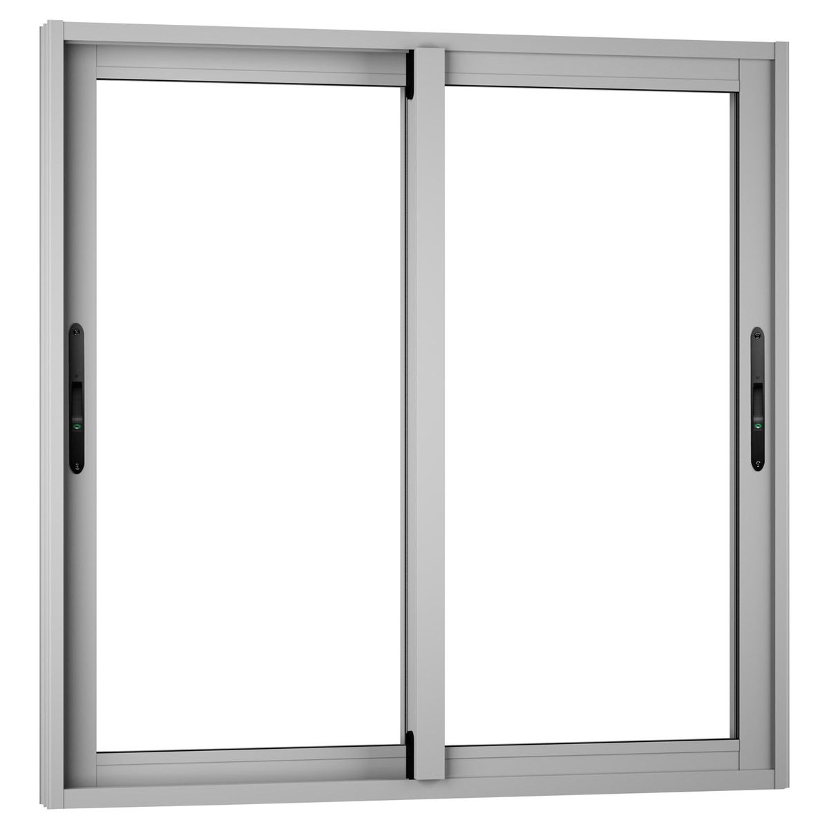 WINTEC - Ventana termopanel aluminio 100x100 cm mate corredera