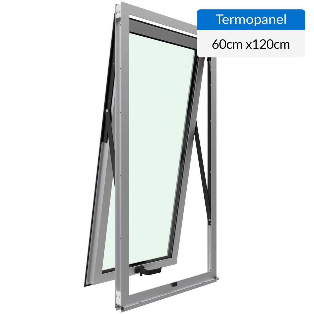 WINTEC - Ventana termopanel aluminio 60x120 cm mate proyectante