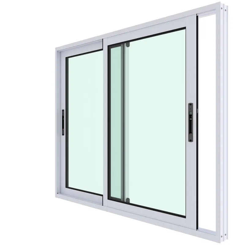WINTEC - Ventana termopanel aluminio 121x100 cm blanco corredera