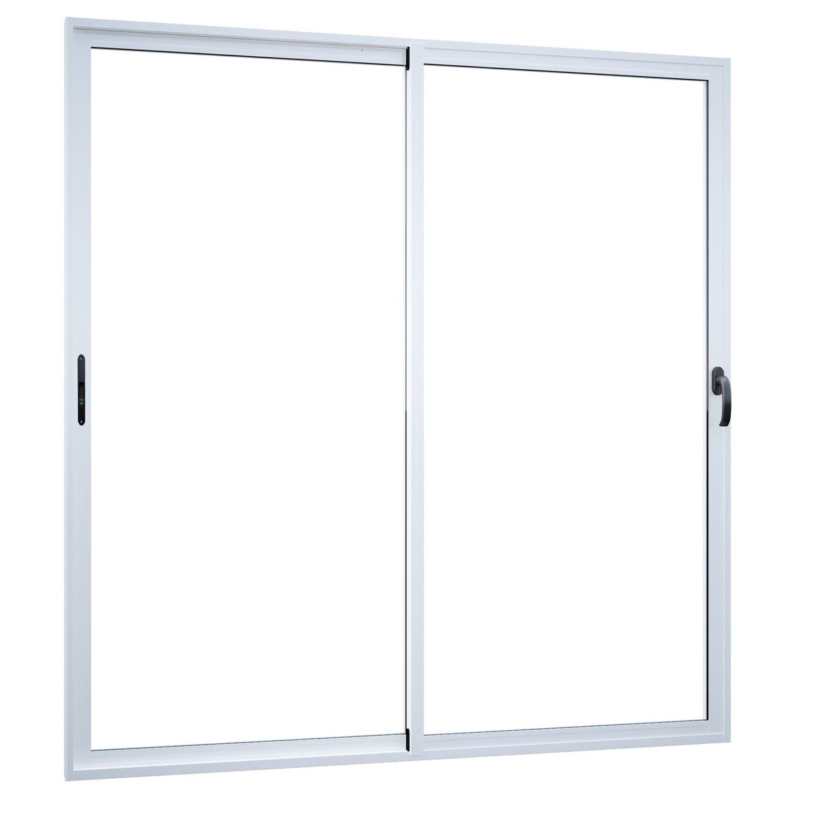 WINTEC - Ventana termopanel aluminio 195x205 cm blanco corredera