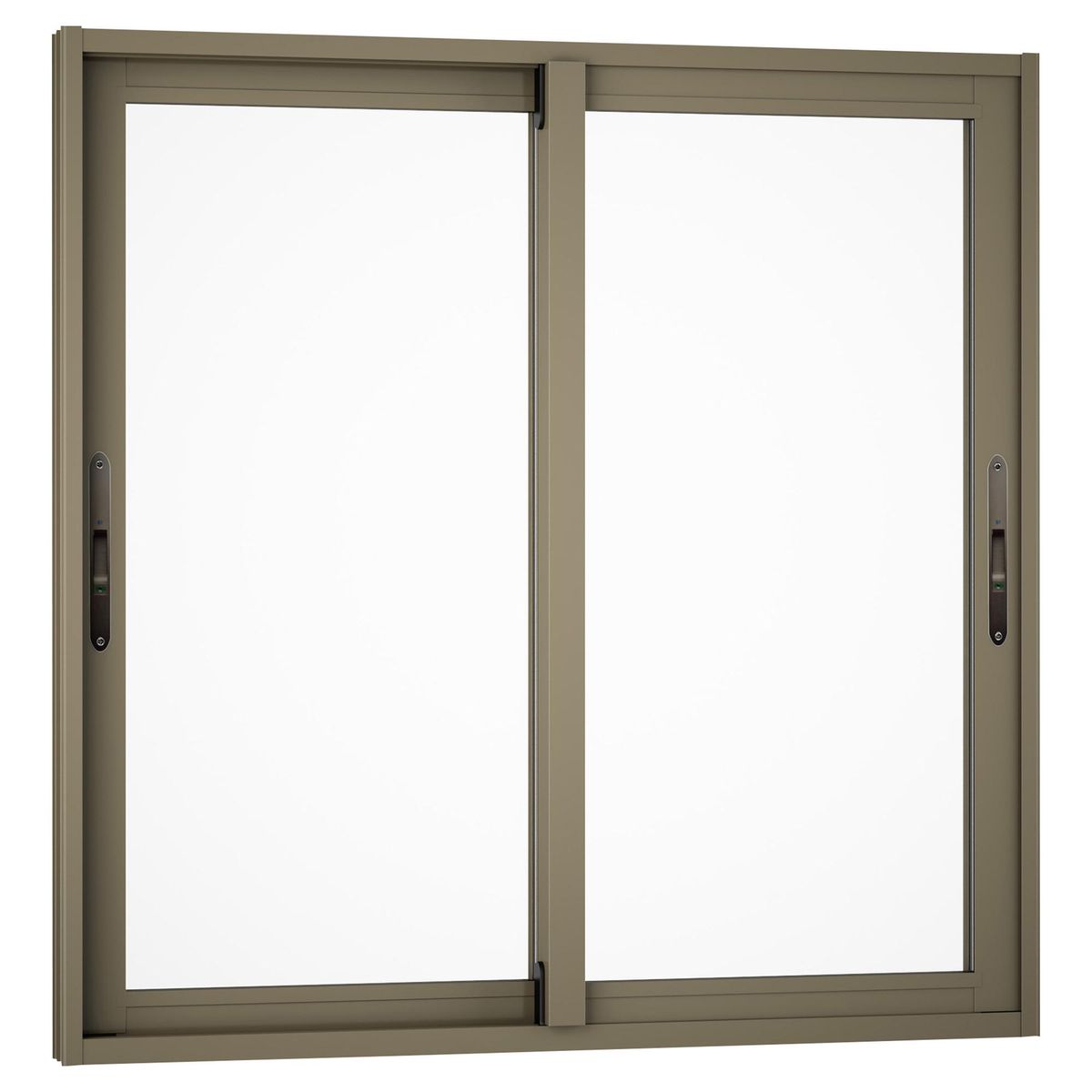 WINTEC - Ventana termopanel aluminio 100x100 cm titanio corredera