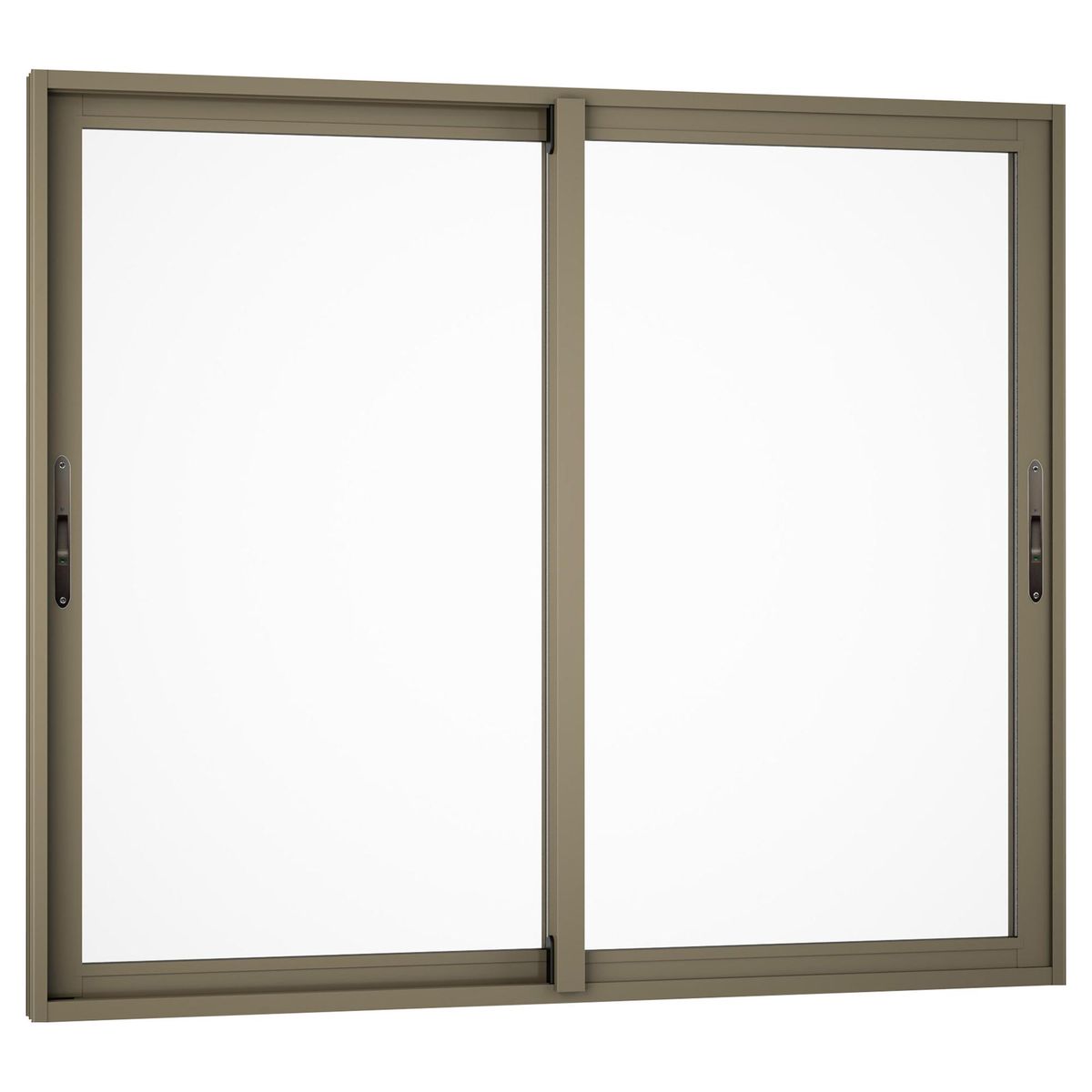 WINTEC - Ventana termopanel aluminio 121x100 cm titanio corredera