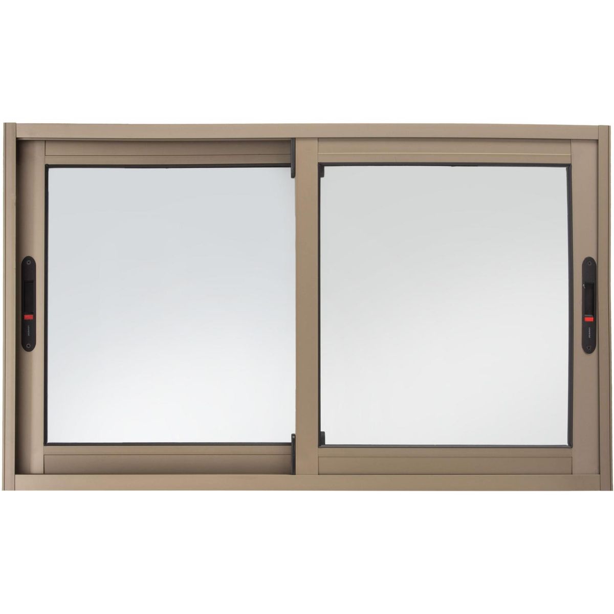 WINTEC - Ventana termopanel aluminio 100x60 cm titanio corredera