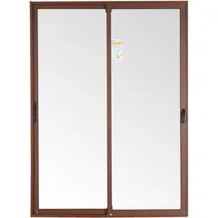 WINTEC - Ventanal termopanel aluminio 150x205 cm madera corredera